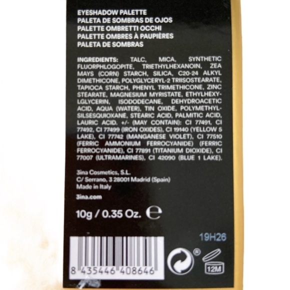 Limited Edition 3INA GLAM ROCK 10 Multicolored Eyeshadow Palette NEW - Picture 5 of 5